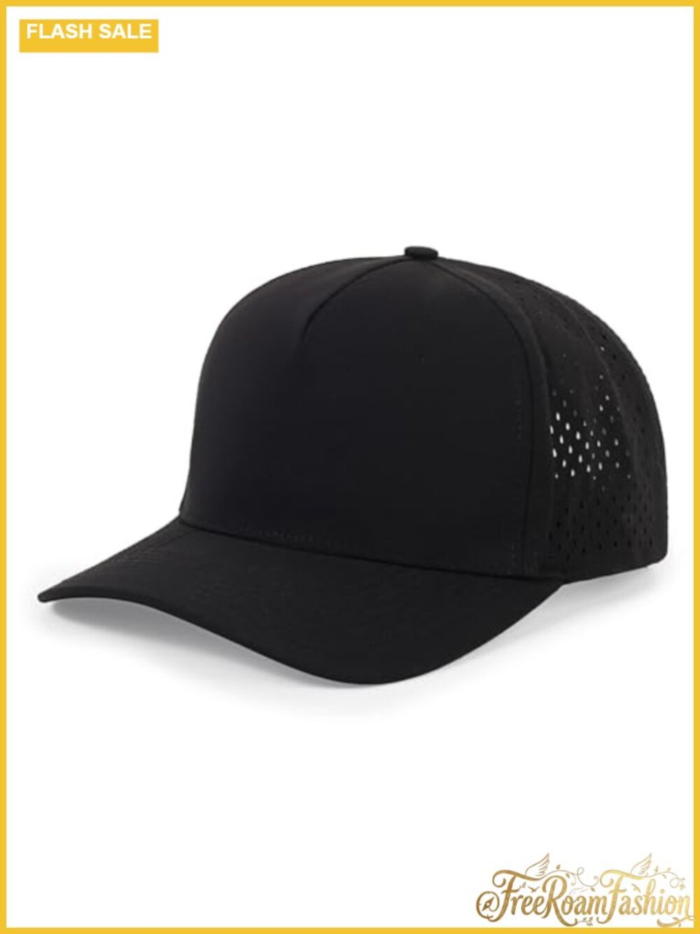 Quick Dry Baseball Cap Snapback Trucker Golf Hat Adjustable Breathable